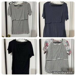 Four nursing tops